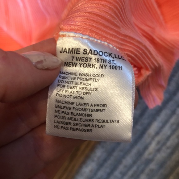 Golf top with faux leather shoulders and gold studs - Picture 8 of 9